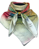 Foulard carré de soie Luxure